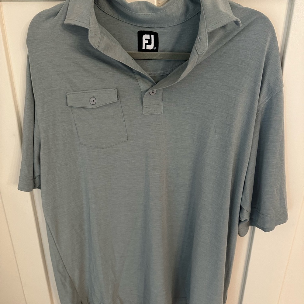 FJ Men's Gray Golf Shirt